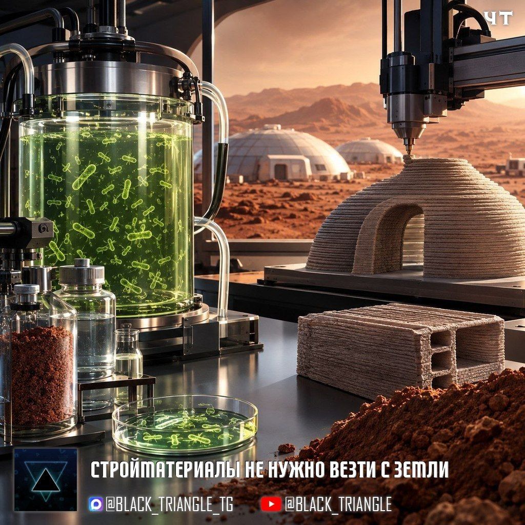 First Martian Houses Could Be Printed by Bacteria