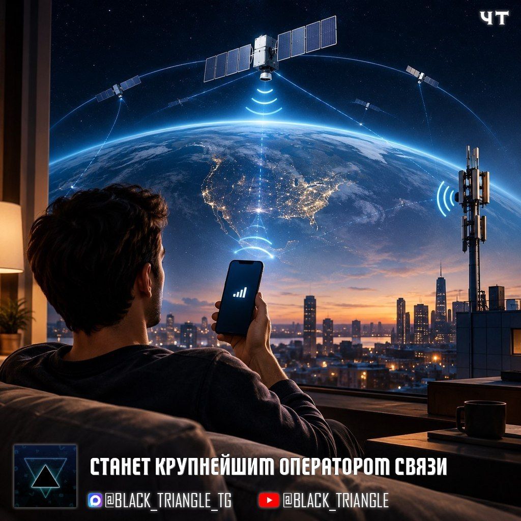 SpaceX станет крупнейшим оператором связи Starlink Mobile