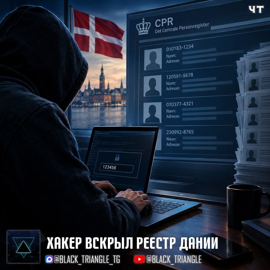 Hacker Breaches Denmark Population Registry with Password 123456