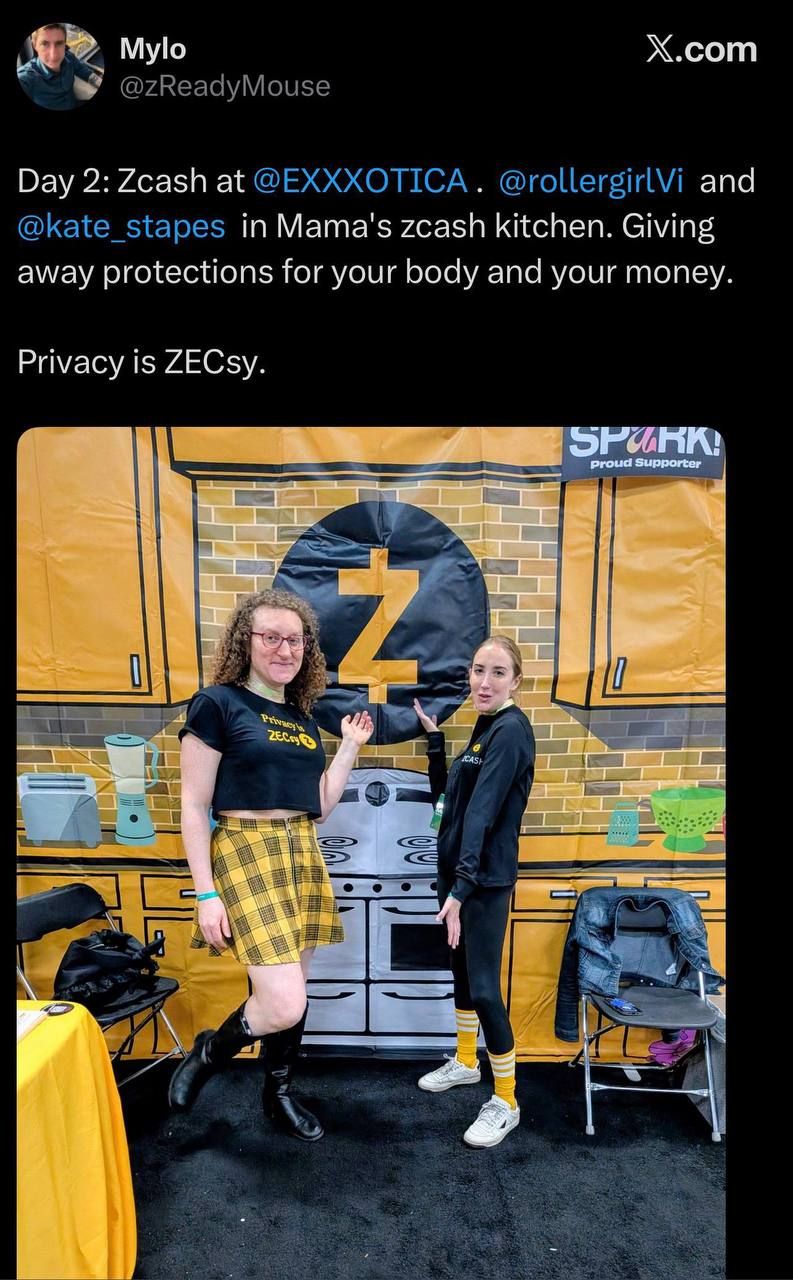 Zcash Hosted Condom Giveaway at EXXXOTICA Exhibition