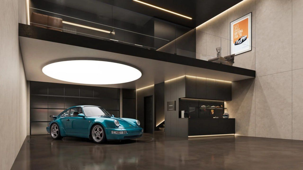 Porsche представит элитные гаражи-квартиры для автоколлекций — 2