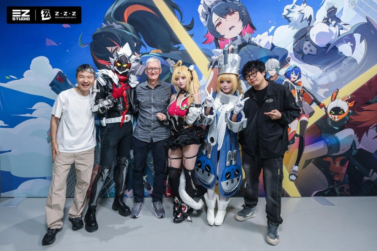 Tim Cook Gets Into Gacha Games and Tests Zenless Zone