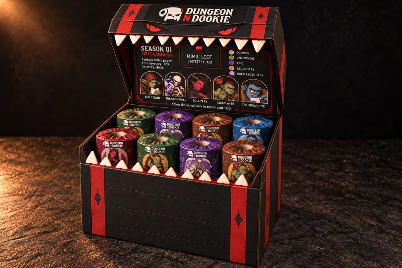 Dungeons & Dragons-Themed Toilet Paper from Australian Brand