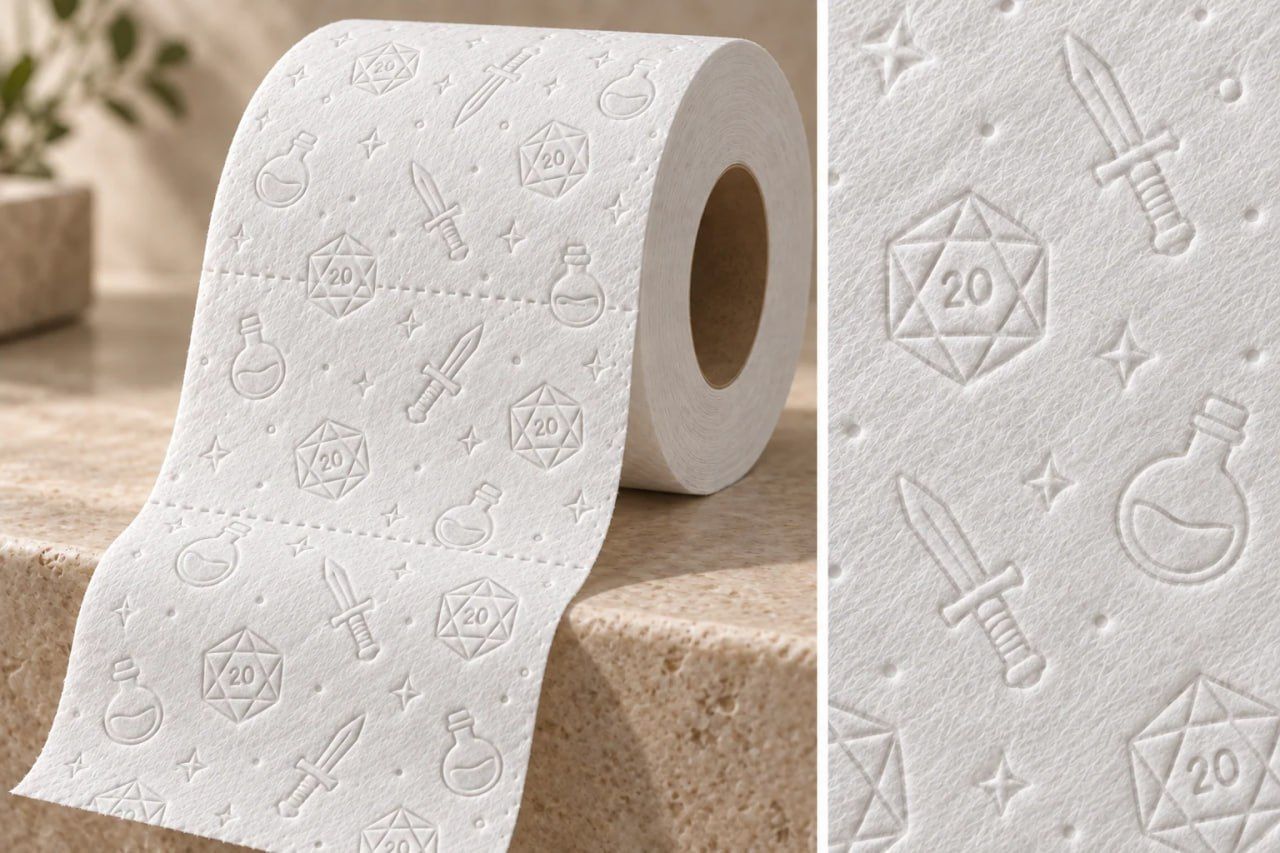 Dungeons & Dragons-Themed Toilet Paper from Australian Brand — 2