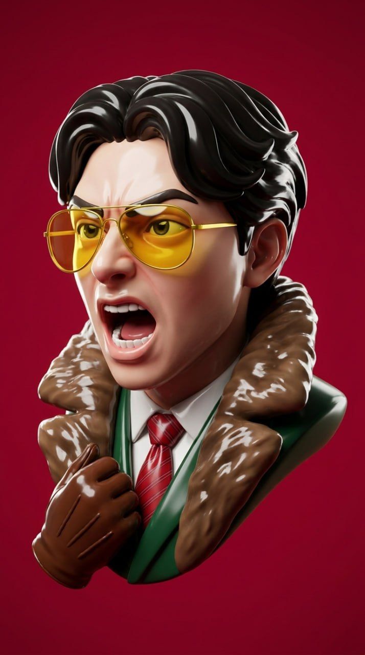 Generate Hyper-Stylized Porcelain 3D Portraits