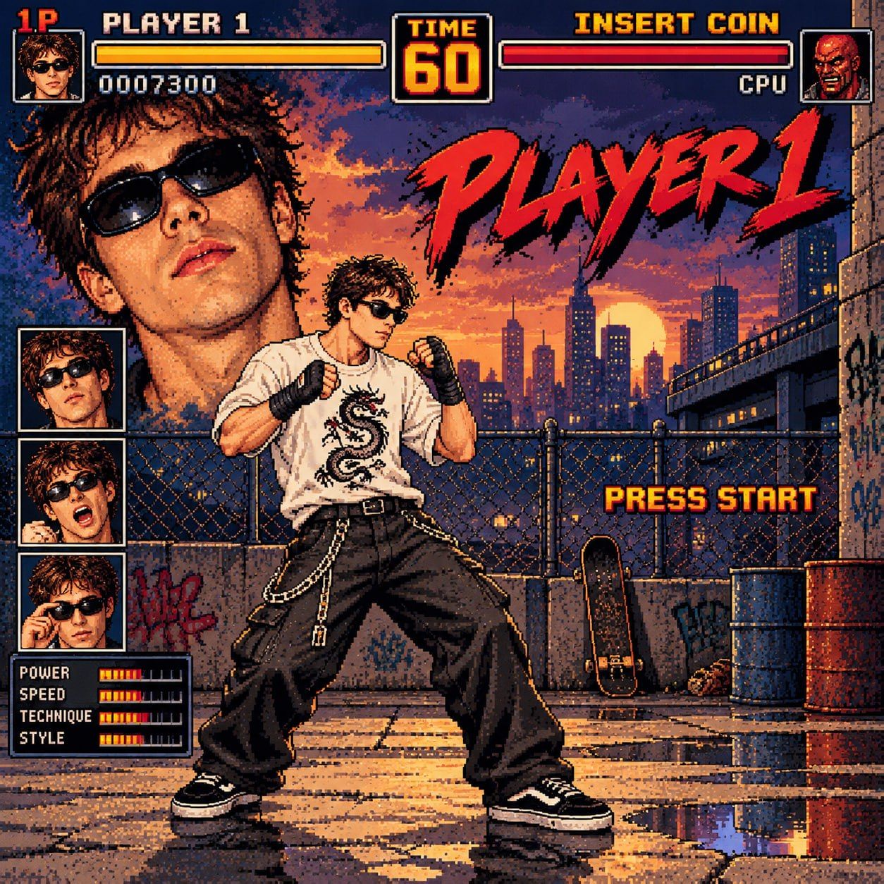 Prompt for Creating Retro Arcade Fighter Characters — 2