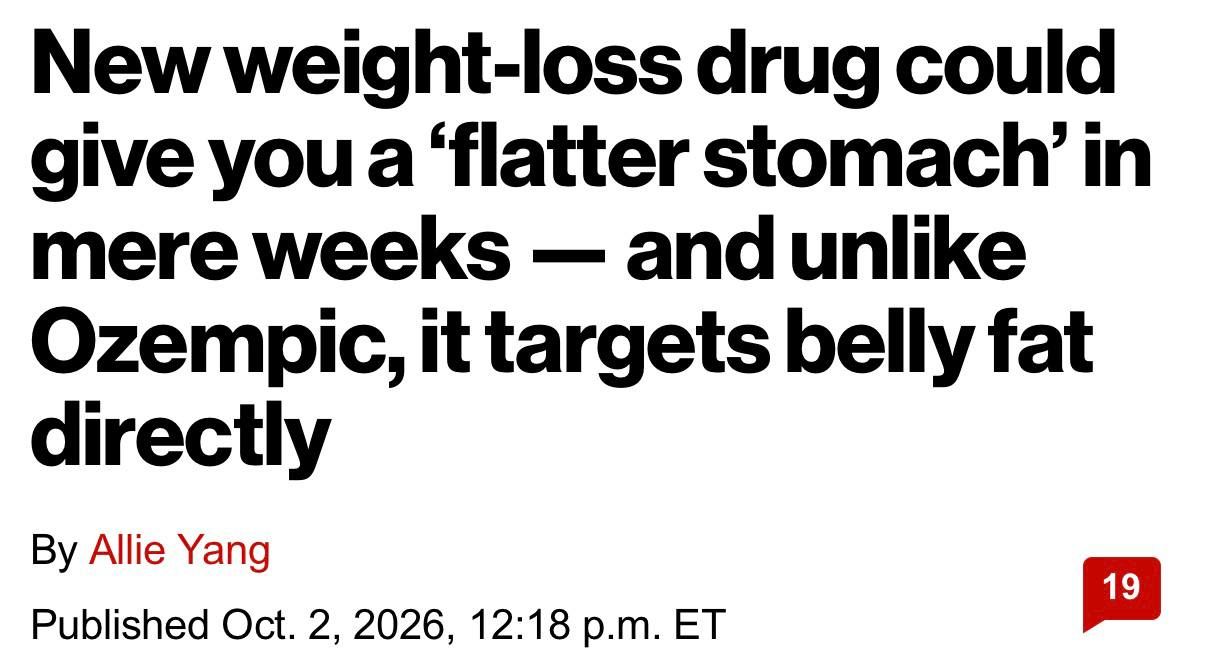 Scientists Create Weight-Loss Drug That Burns Fat Without Hunger