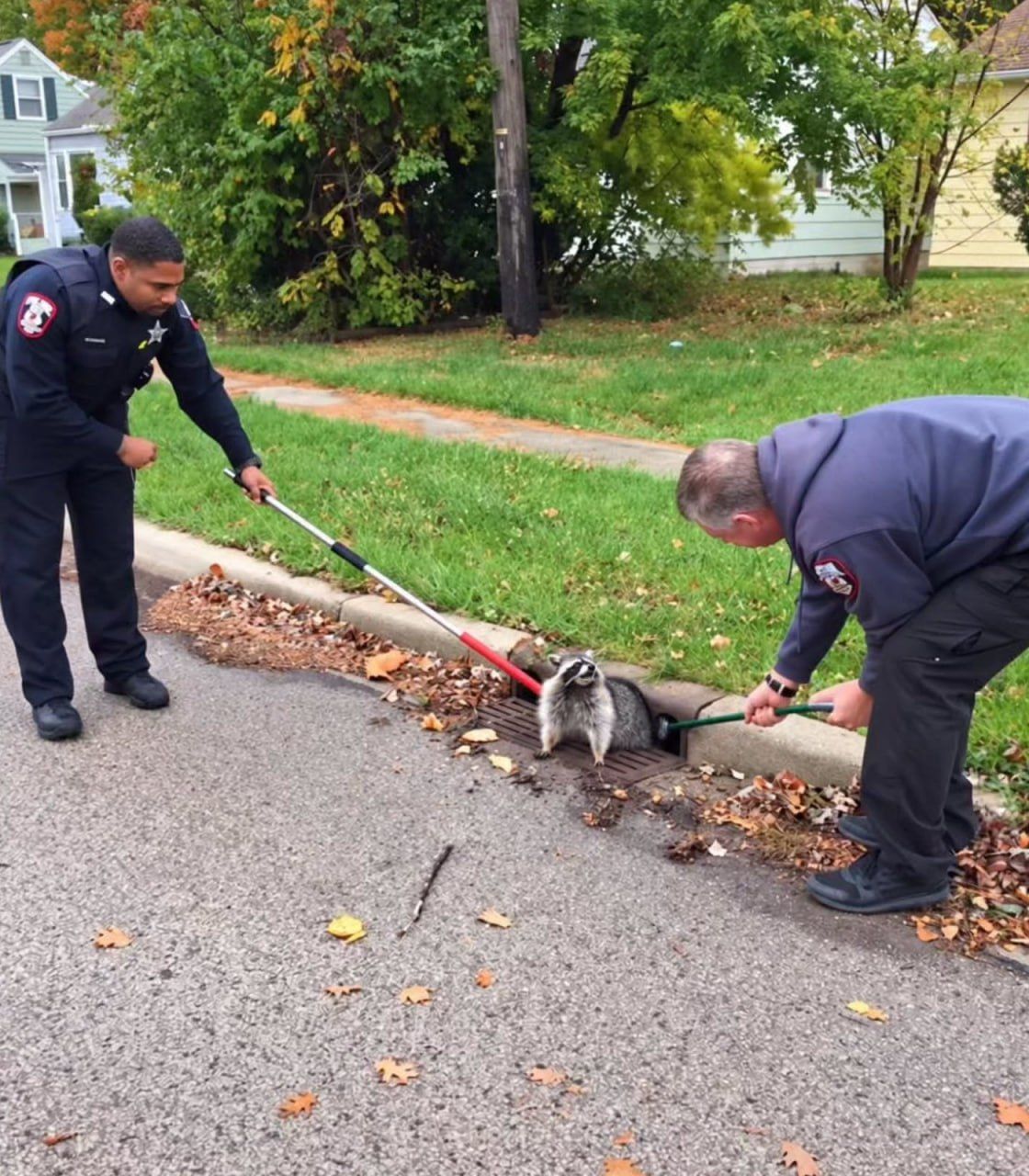 A raccoon in the US became so fat that it — 3