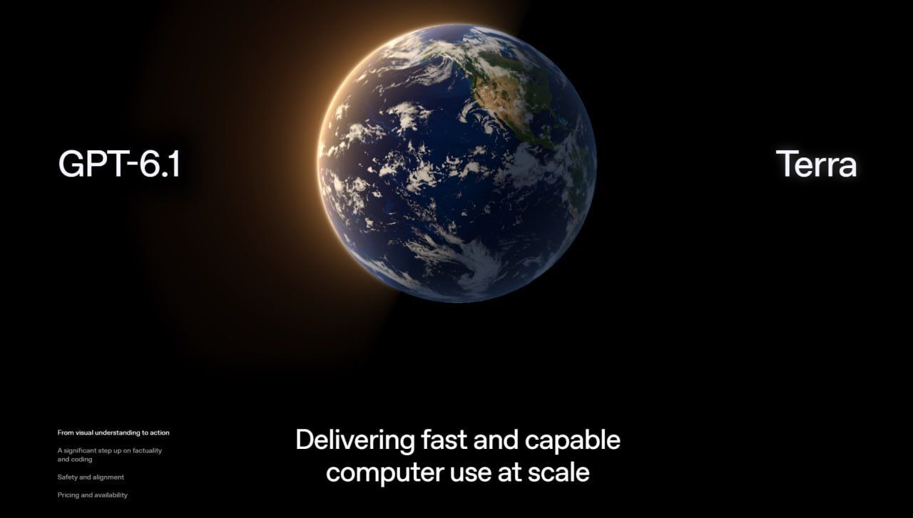 New ChatGPT-6.1 Terra Model from OpenAI