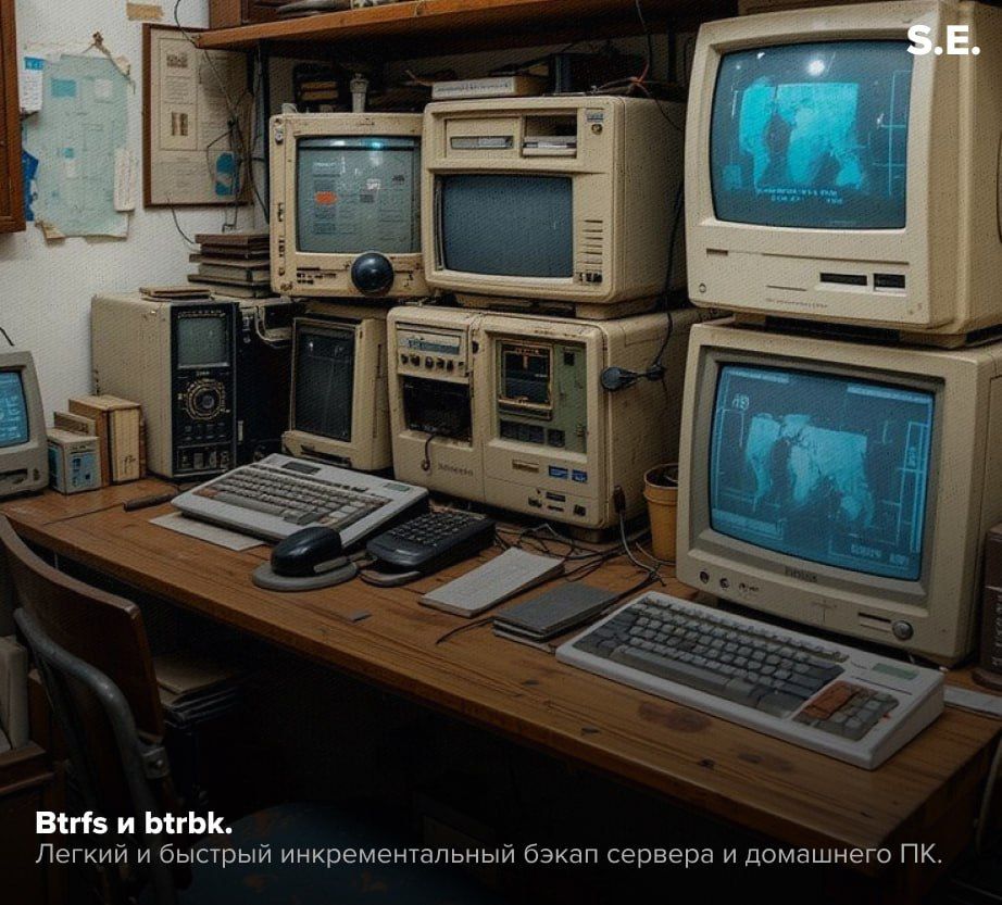 Бесплатное резервное копирование на Linux с Btrfs и btrbk