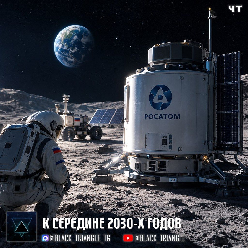 Росатом пообещал построить атомную станцию на Луне через десять лет