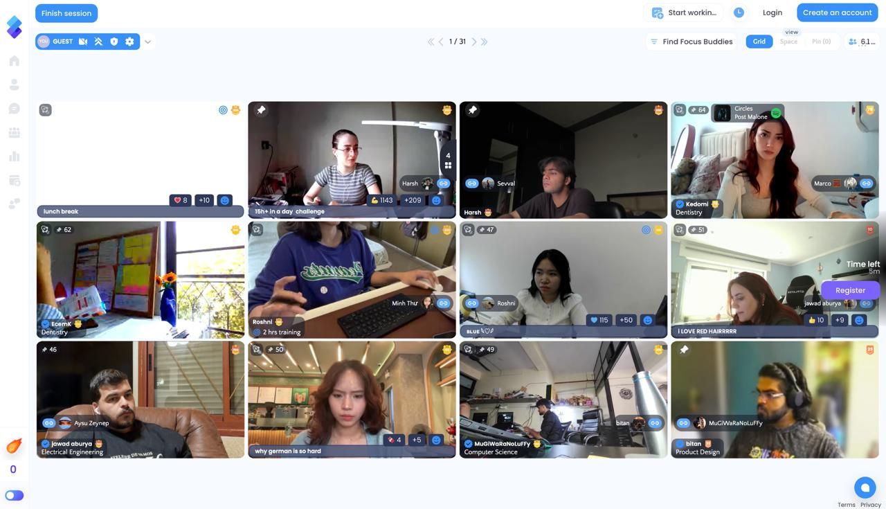 Working in real-time with others