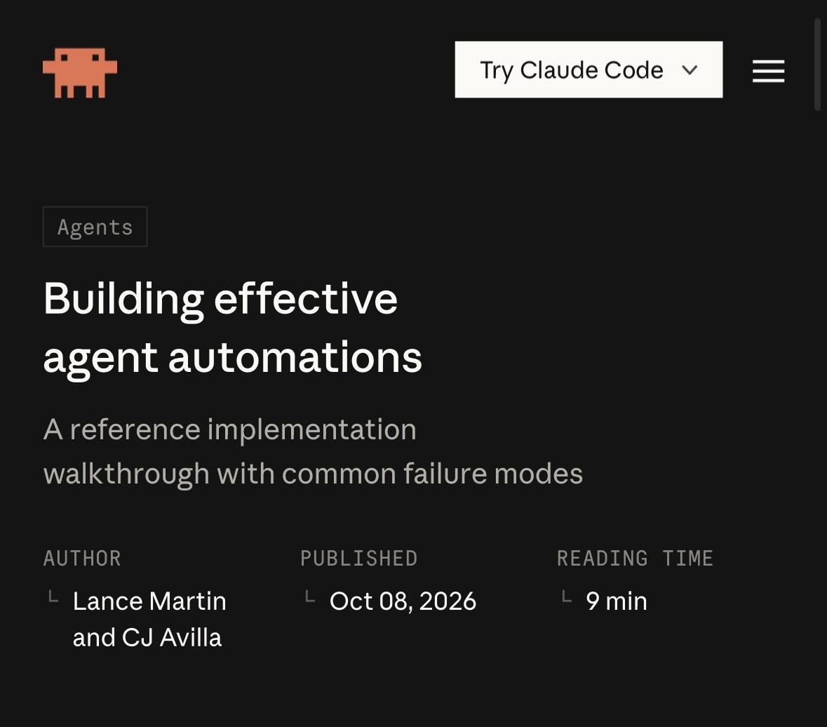 Anthropic Releases Guide on Creating AI Agents