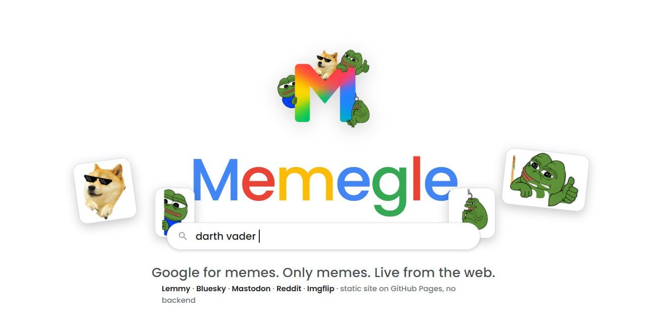 Новый поисковик мемов Memegle собирает контент с пяти платформ
