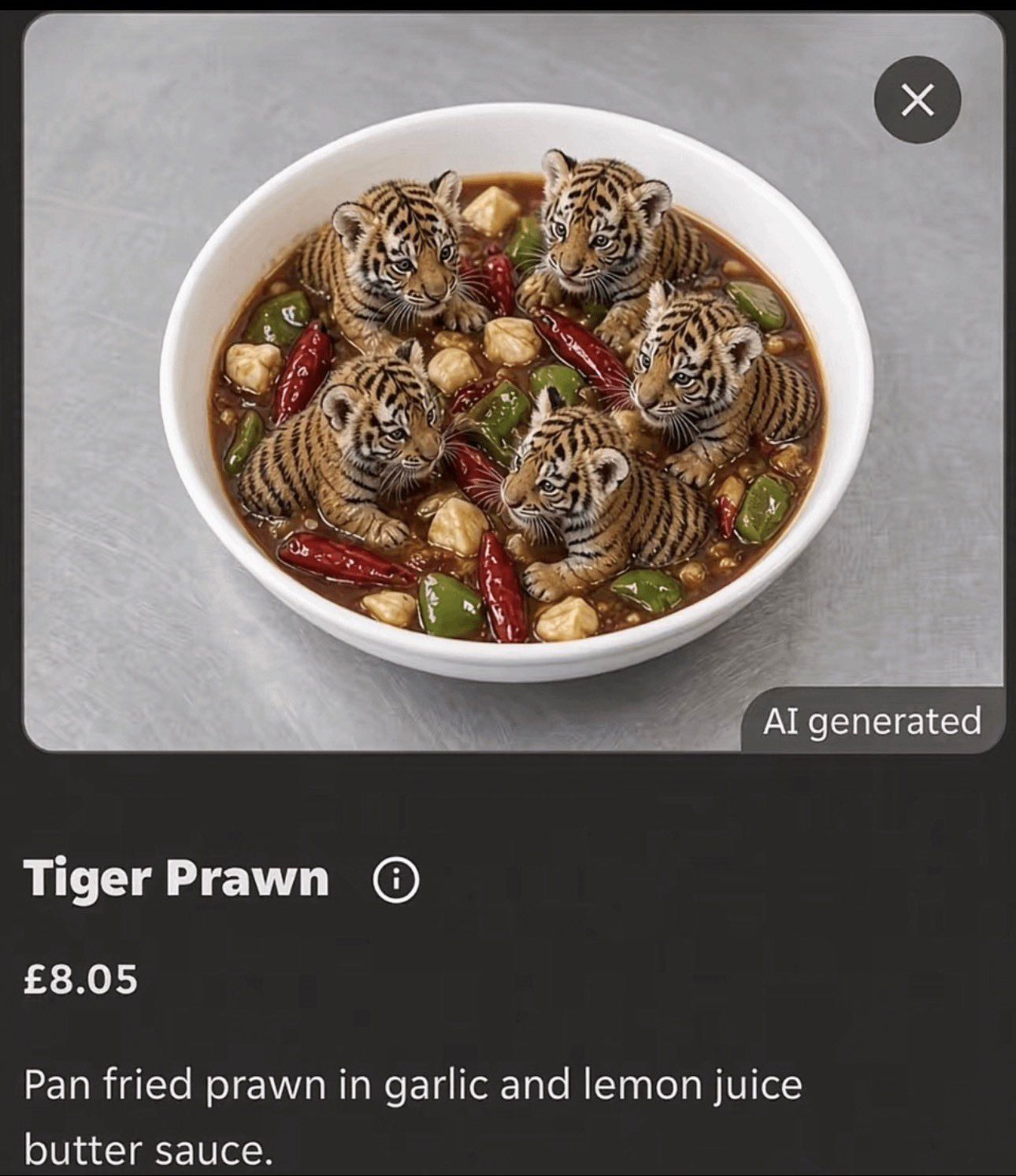 AI Turned Just Eat's Menu into a Circus