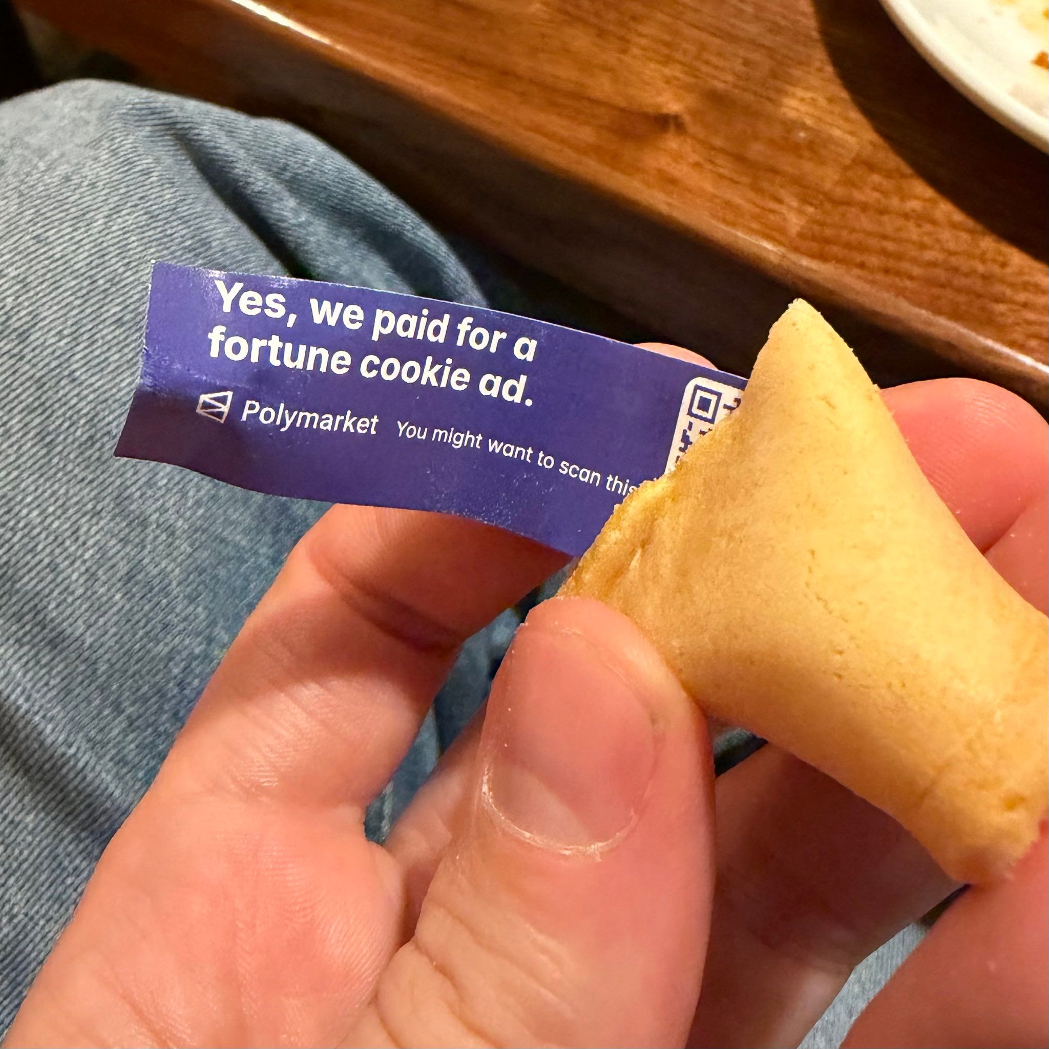 Polymarket Bought Ads Even in Fortune Cookies