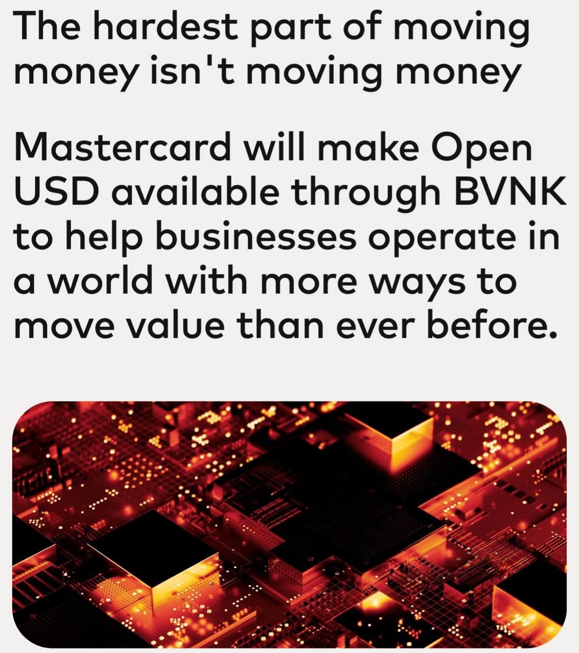 Mastercard подключил стейблкоин Open USD через BVNK