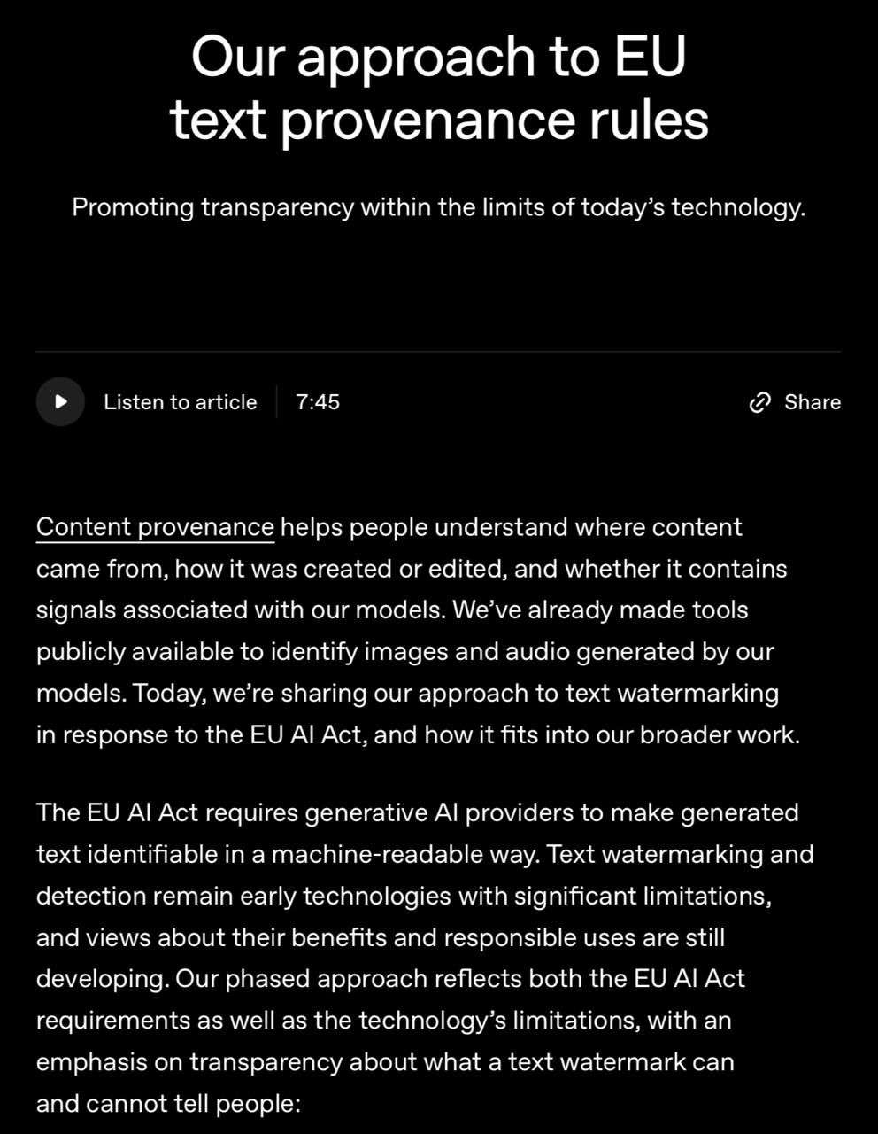 OpenAI начнет помечать тексты ChatGPT невидимыми водяными знаками