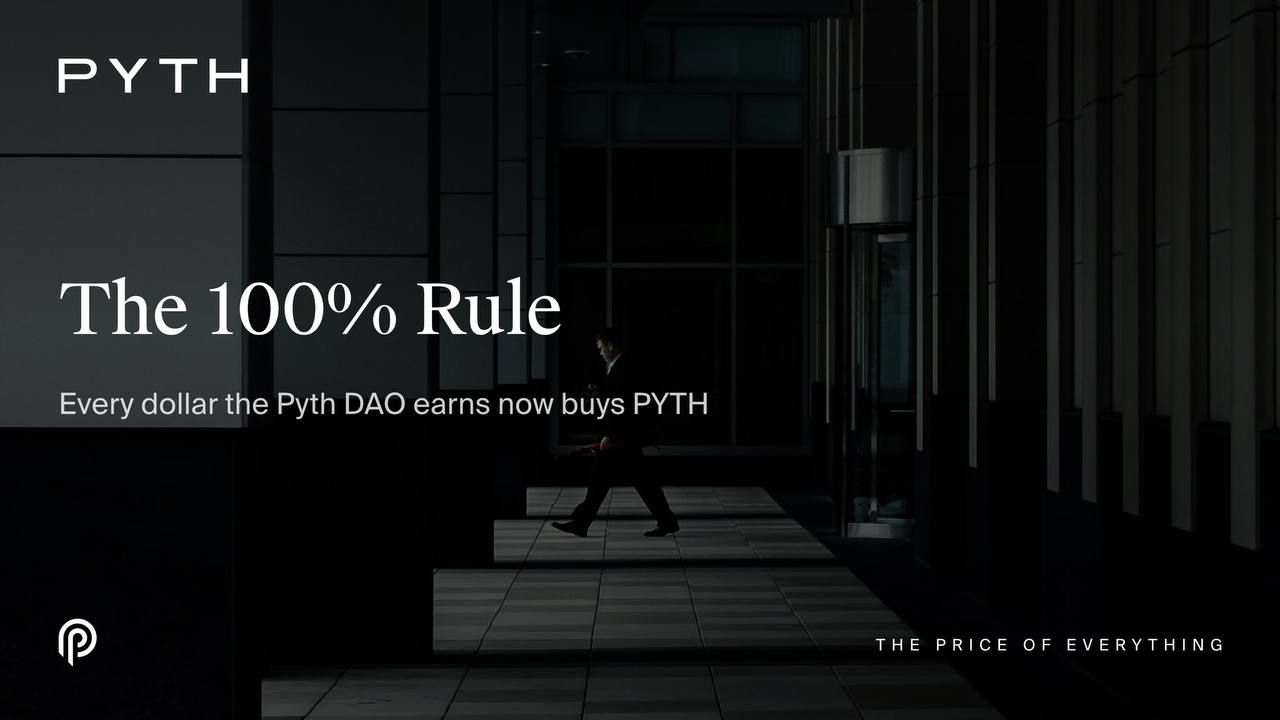 ⚡️ Pyth направит 100% выручки DAO на выкуп PYTH