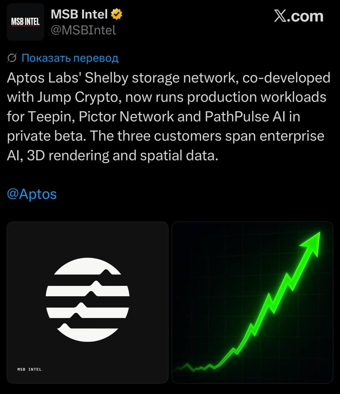 Shelby от Aptos Labs запустила рабочие нагрузки в закрытой бете