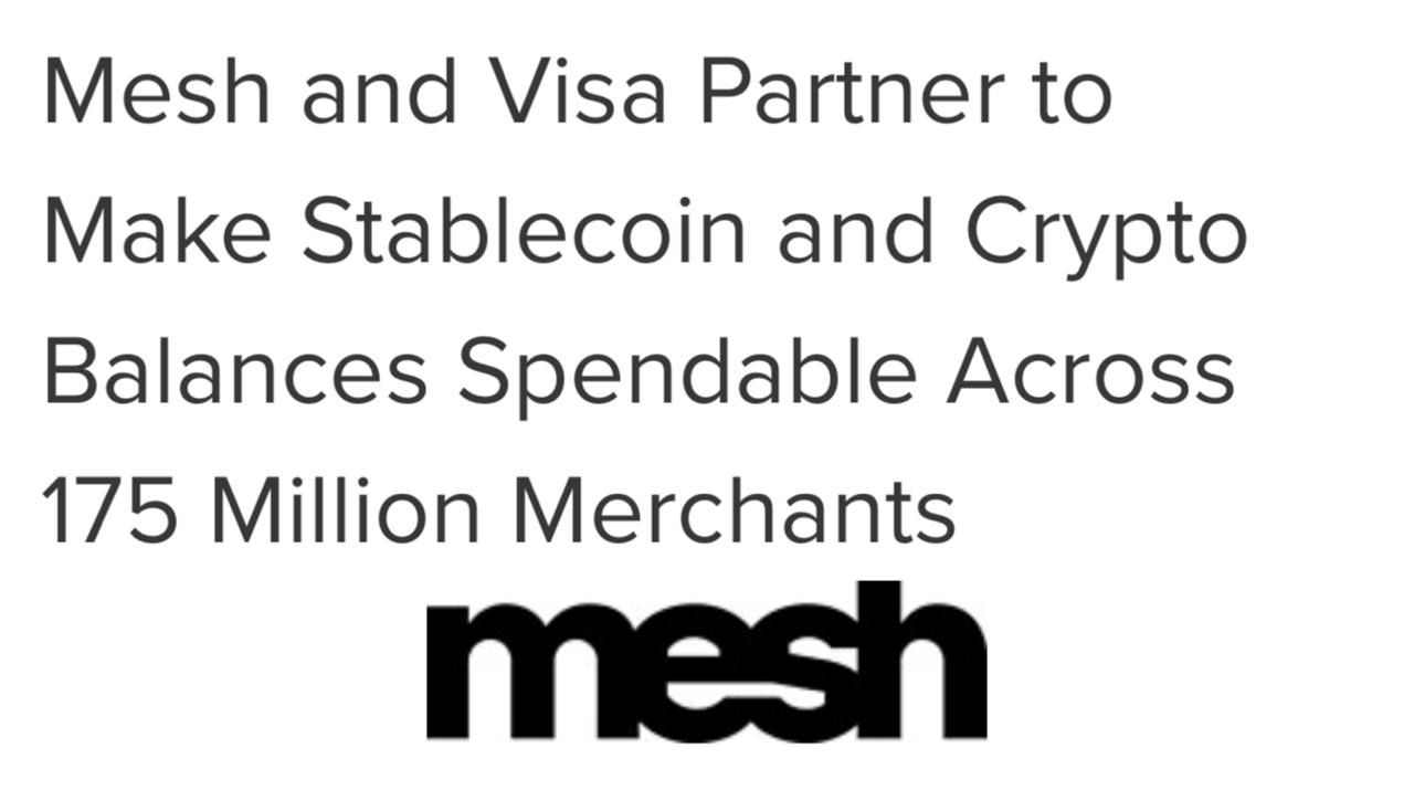 Visa и Mesh позволят оплачивать покупки криптовалютой напрямую
