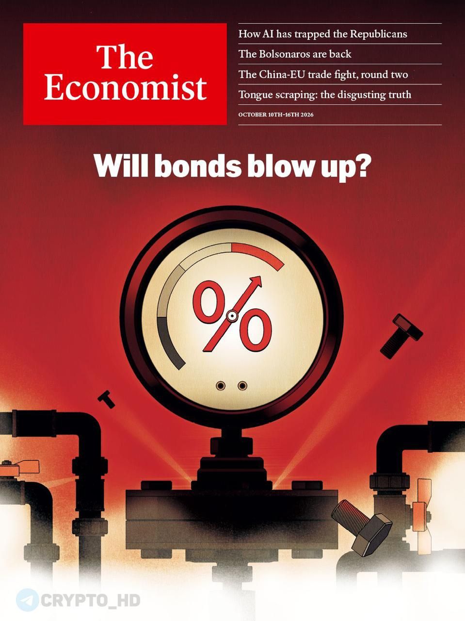 📕Новая обложка The Economist от 10 до 16 октября