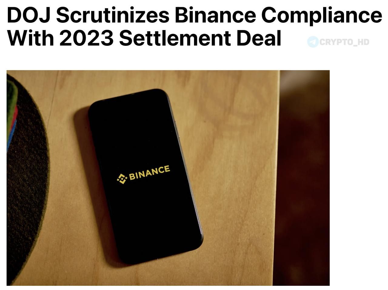 Binance грозит возобновление уголовных обвинений в США