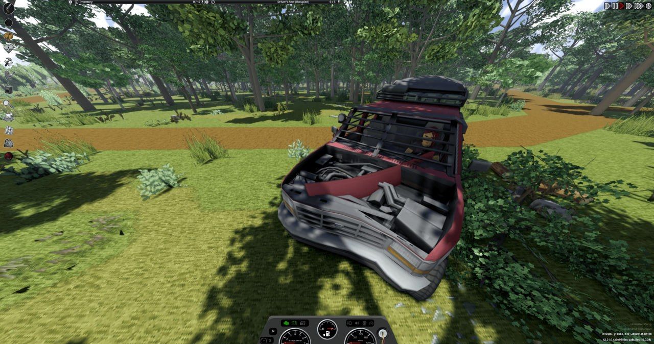 Motorhome and Realistic Physics in Project Zomboid — 2
