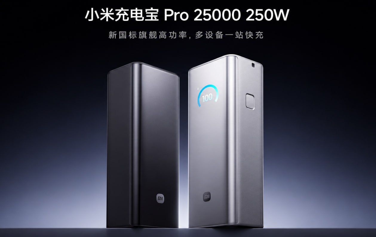 Xiaomi Releases Powerful 25,000 mAh Power Bank