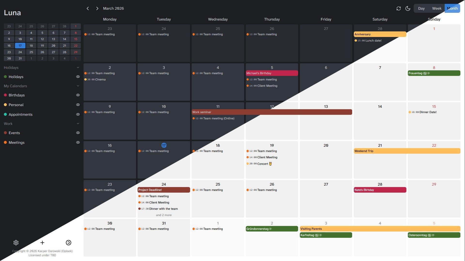 Luna: Open Source Calendar and Event Aggregator on GitHub
