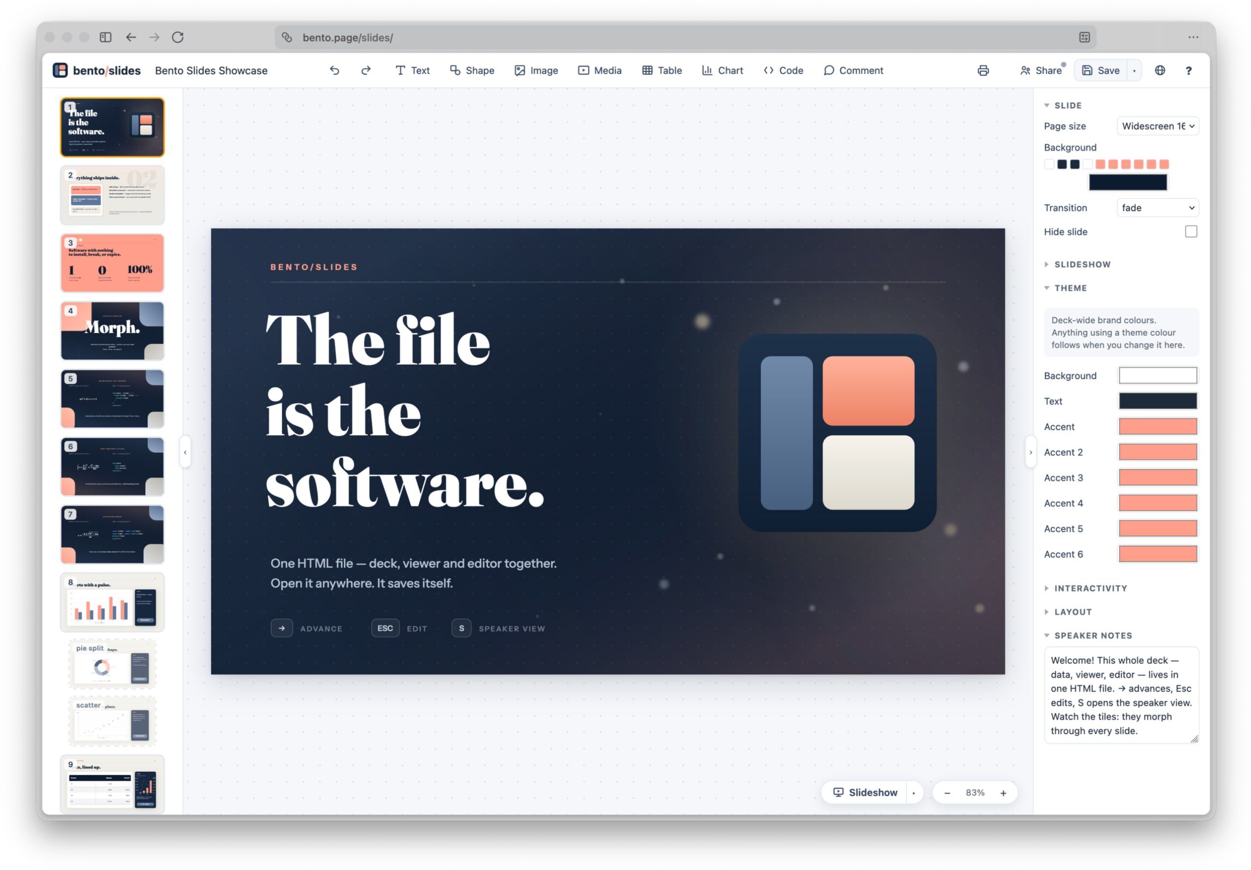 Bento: Free AI-Powered Presentation Editor