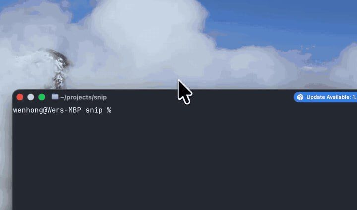 Snip: Visual Communication with AI Agents