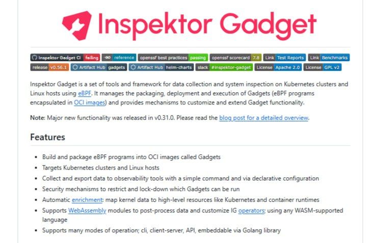 Inspektor Gadget: eBPF tools for Kubernetes