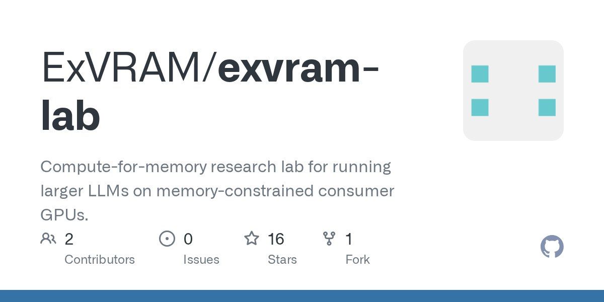 ExVRAM Lab: запуск LLM на домашних видеокартах