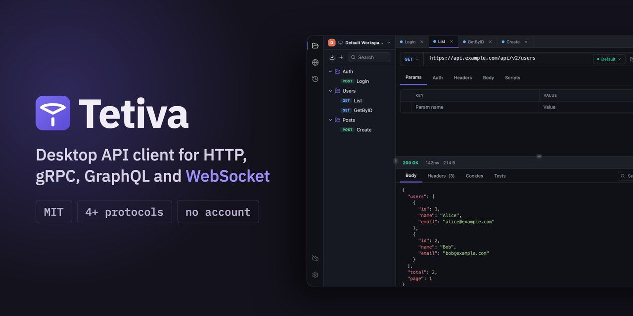 Client: десктопный клиент для HTTP, gRPC, GraphQL