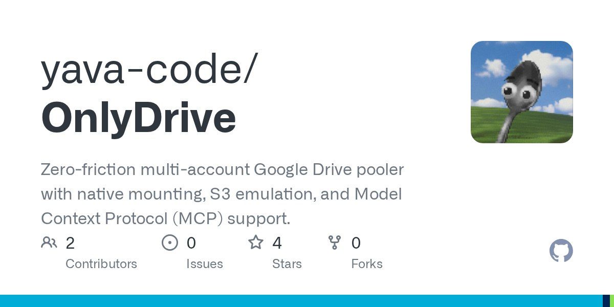 OnlyDrive: объединение Google Drive и MCP