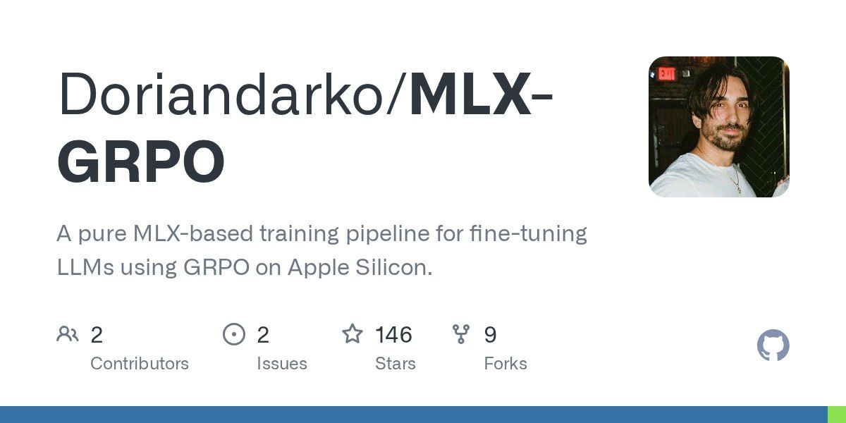 MLX-GRPO: Training Large Language Models on the MLX Platform
