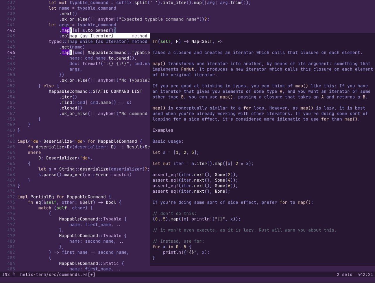 Helix — постмодерный модальный текстовый редактор