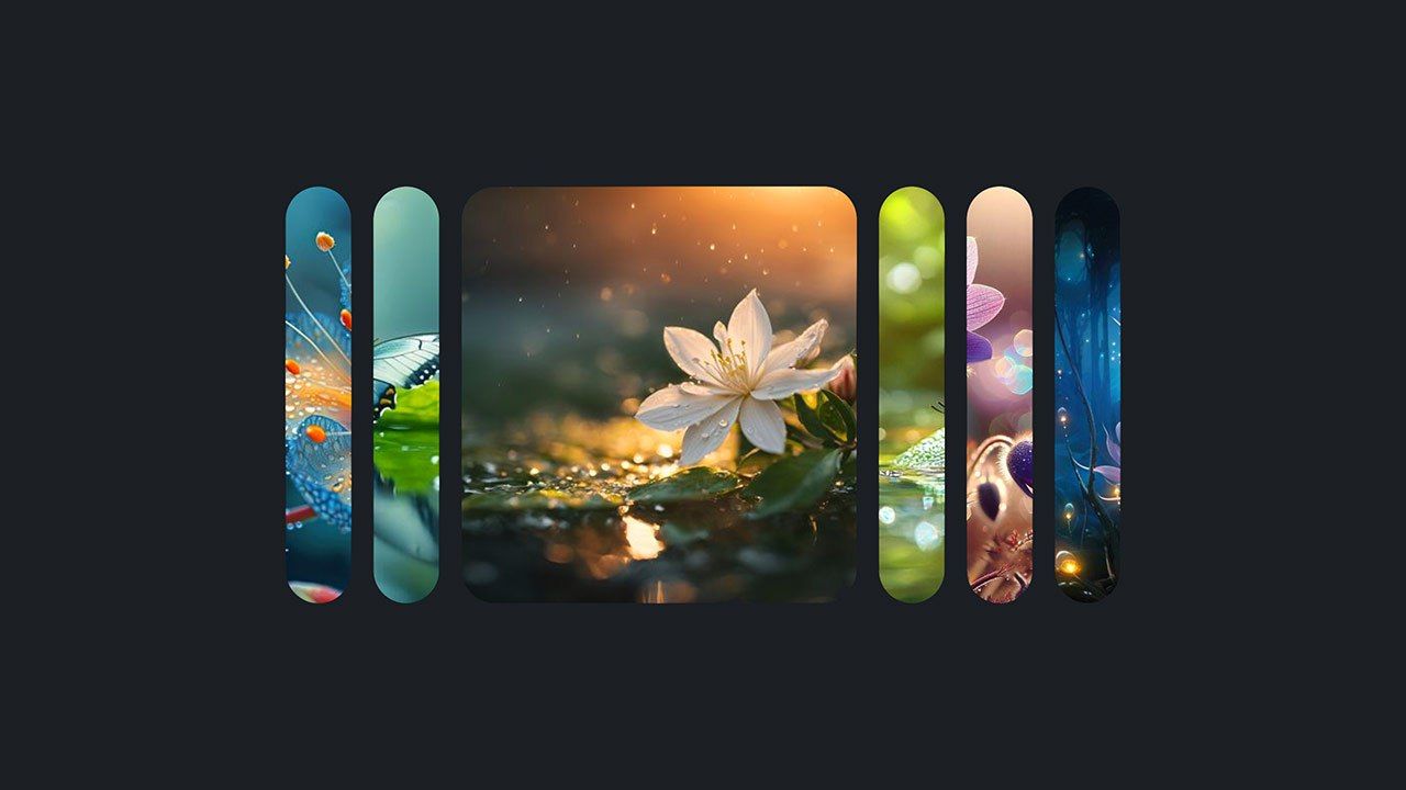 Interactive Accordion Gallery with CSS and Flexbox