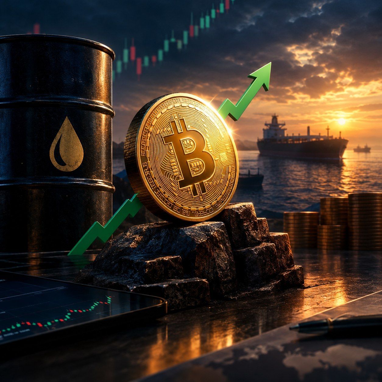 Bitcoin Reaches $81,100 Amid Oil Crisis