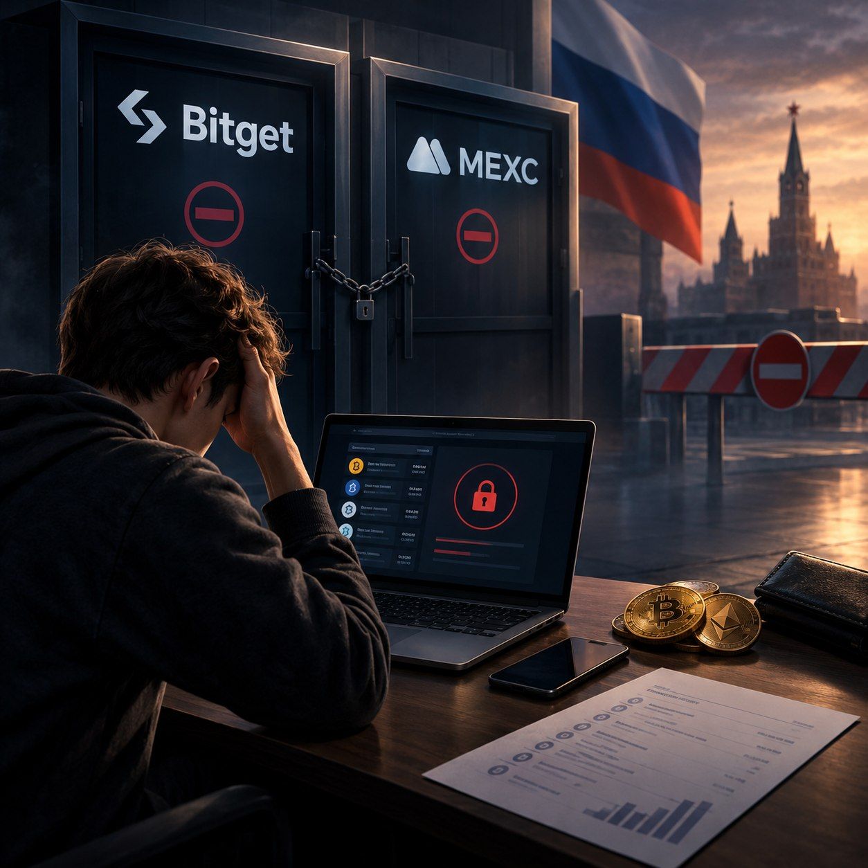 Major Crypto Exchanges Cease Operations with Users from Russia