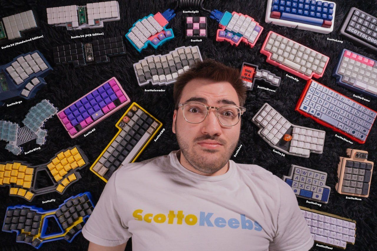 ScottoKeebs: Collection of 3D-Printed Keyboard Projects