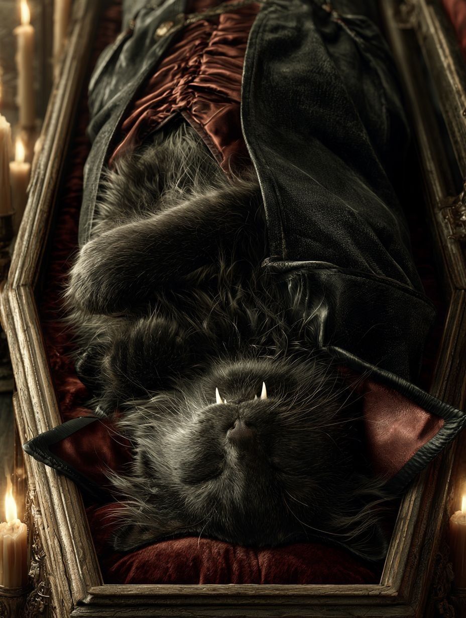 Midjourney 🧛♀ спящий Кусака 🦇😊 — 3