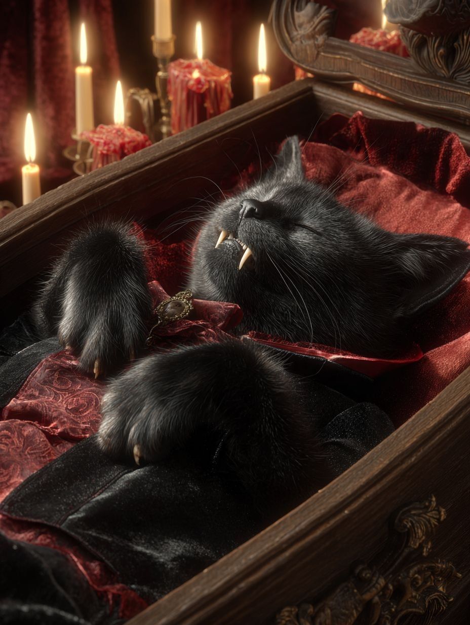 Midjourney 🧛♀ спящий Кусака 🦇😊 — 5