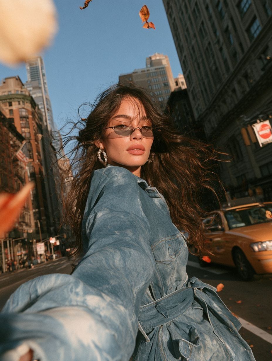Midjourney 🍁 a solid denim suit is precisely created 🍂 — 5