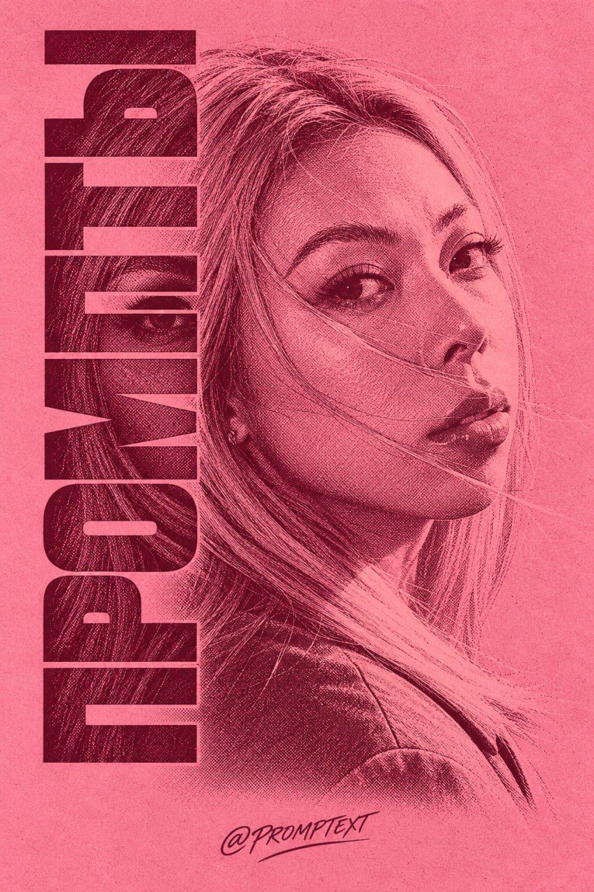 Stylish Portrait with Integrated Text