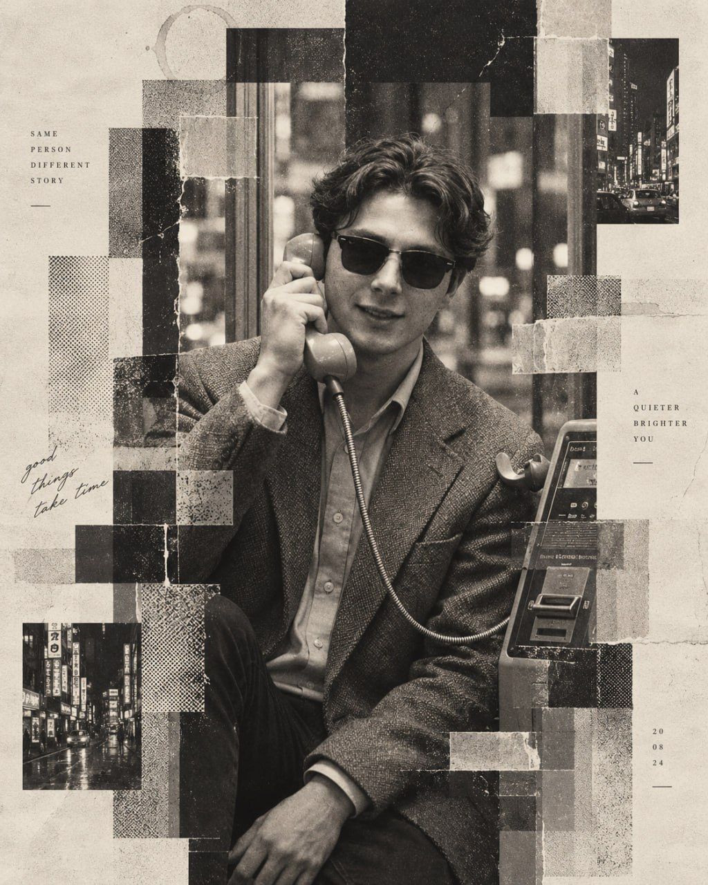 Geometric Monochrome Portrait AI Prompt Guide