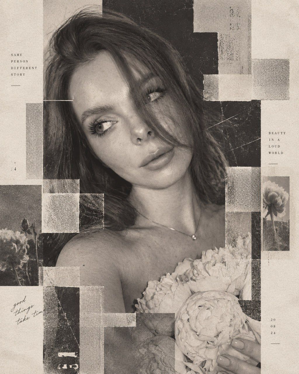 Geometric Monochrome Portrait AI Prompt Guide — 2