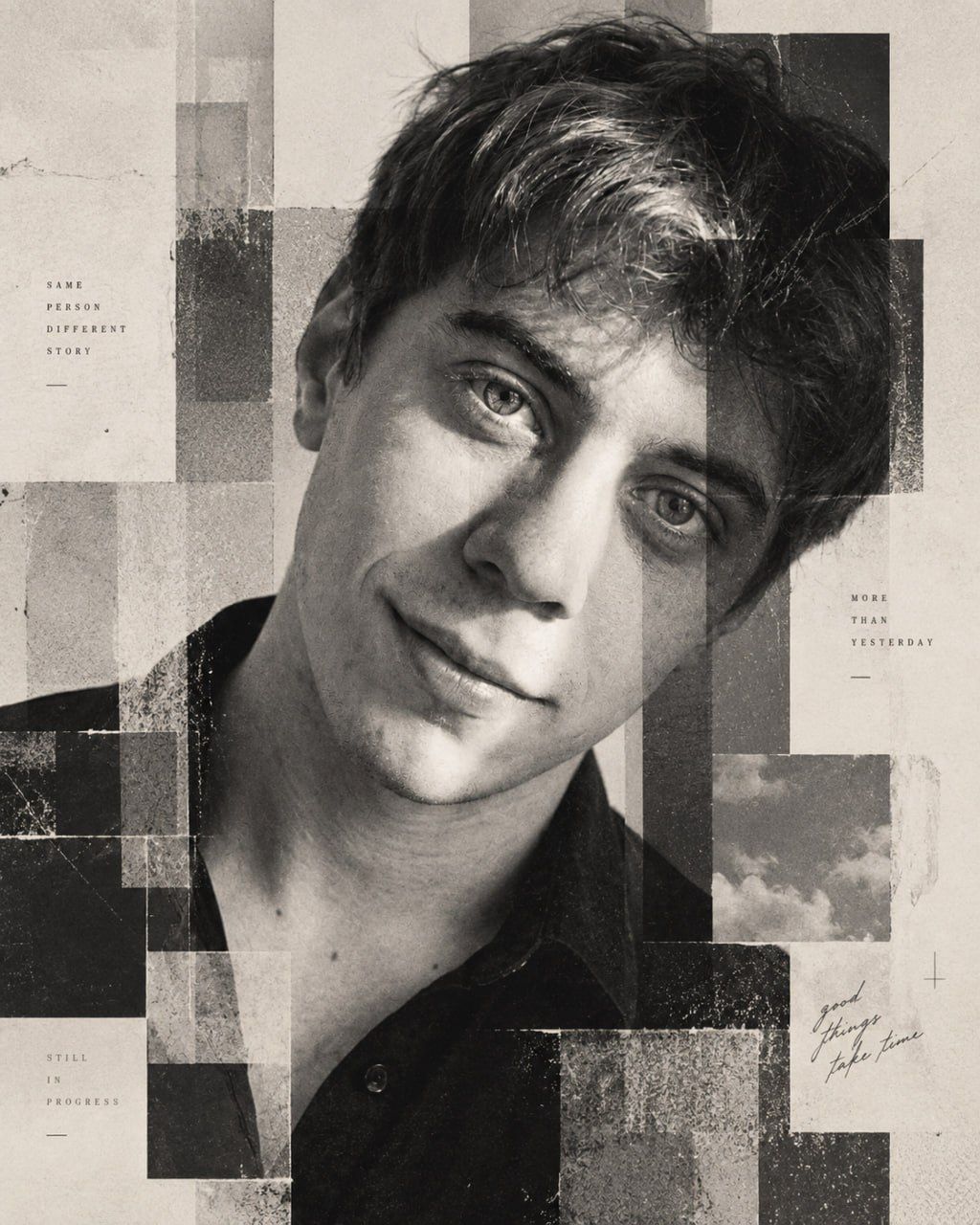 Geometric Monochrome Portrait AI Prompt Guide — 4
