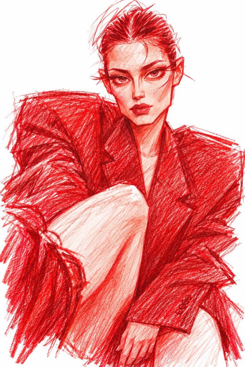 Creating a Fashion Sketch via Bot and NanoBanana Model — 2